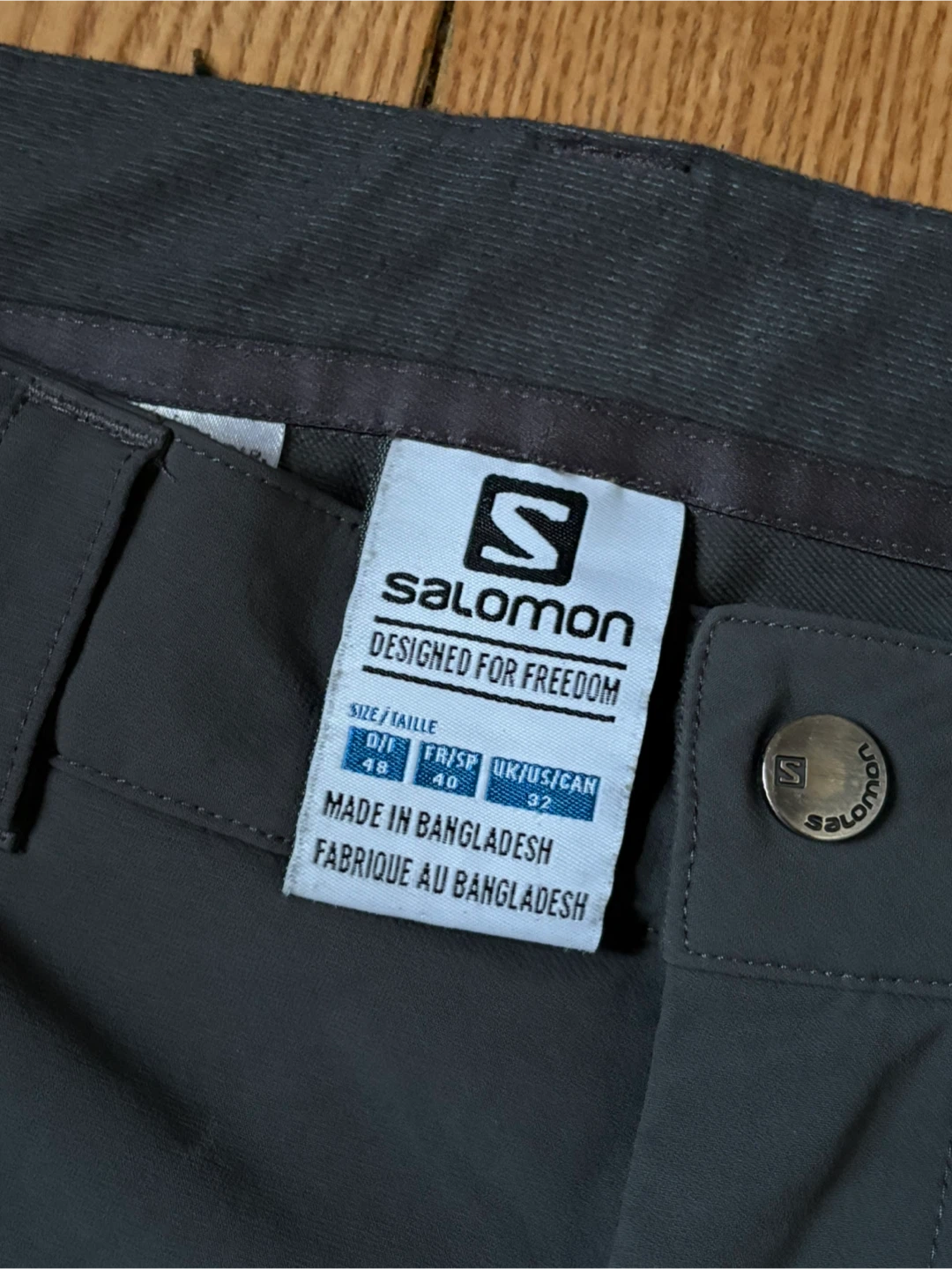 Vintage Salomon advanced skin hiking pants 32 tnf mec - photo 3