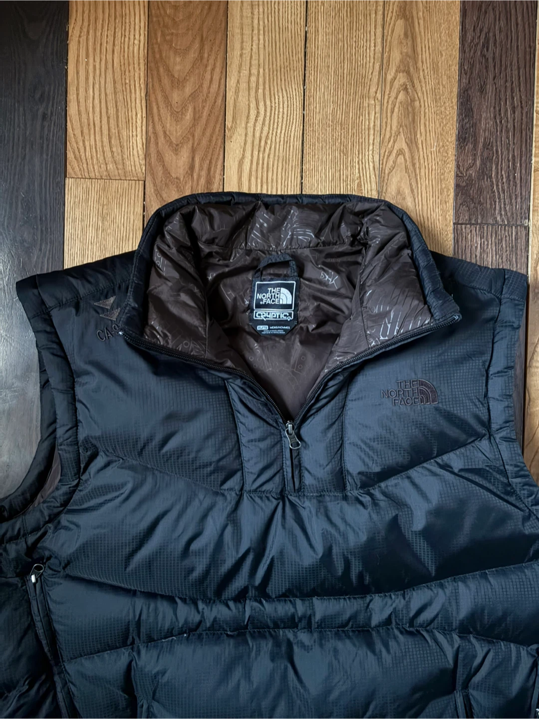 The North Face TNF Cryptic puffer vest XL goose down