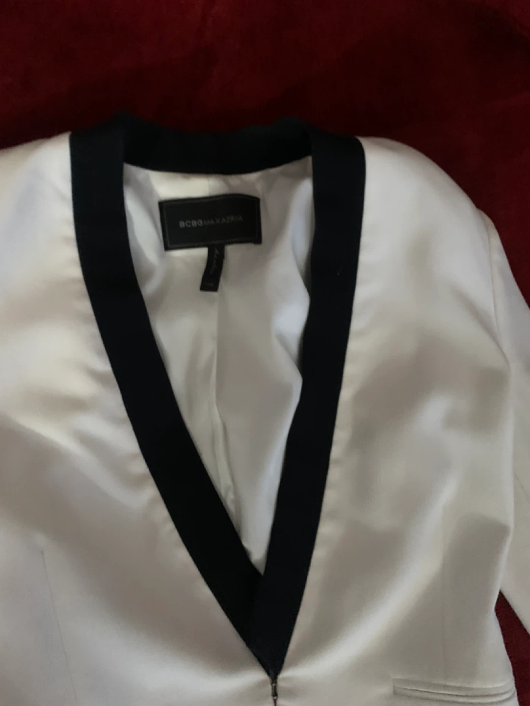 BCBGMAXAZRIA White Blazer - Size xxs - photo 2