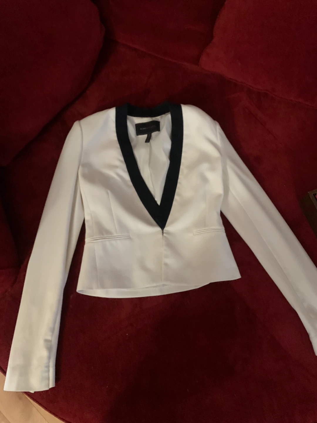 BCBGMAXAZRIA White Blazer - Size xxs