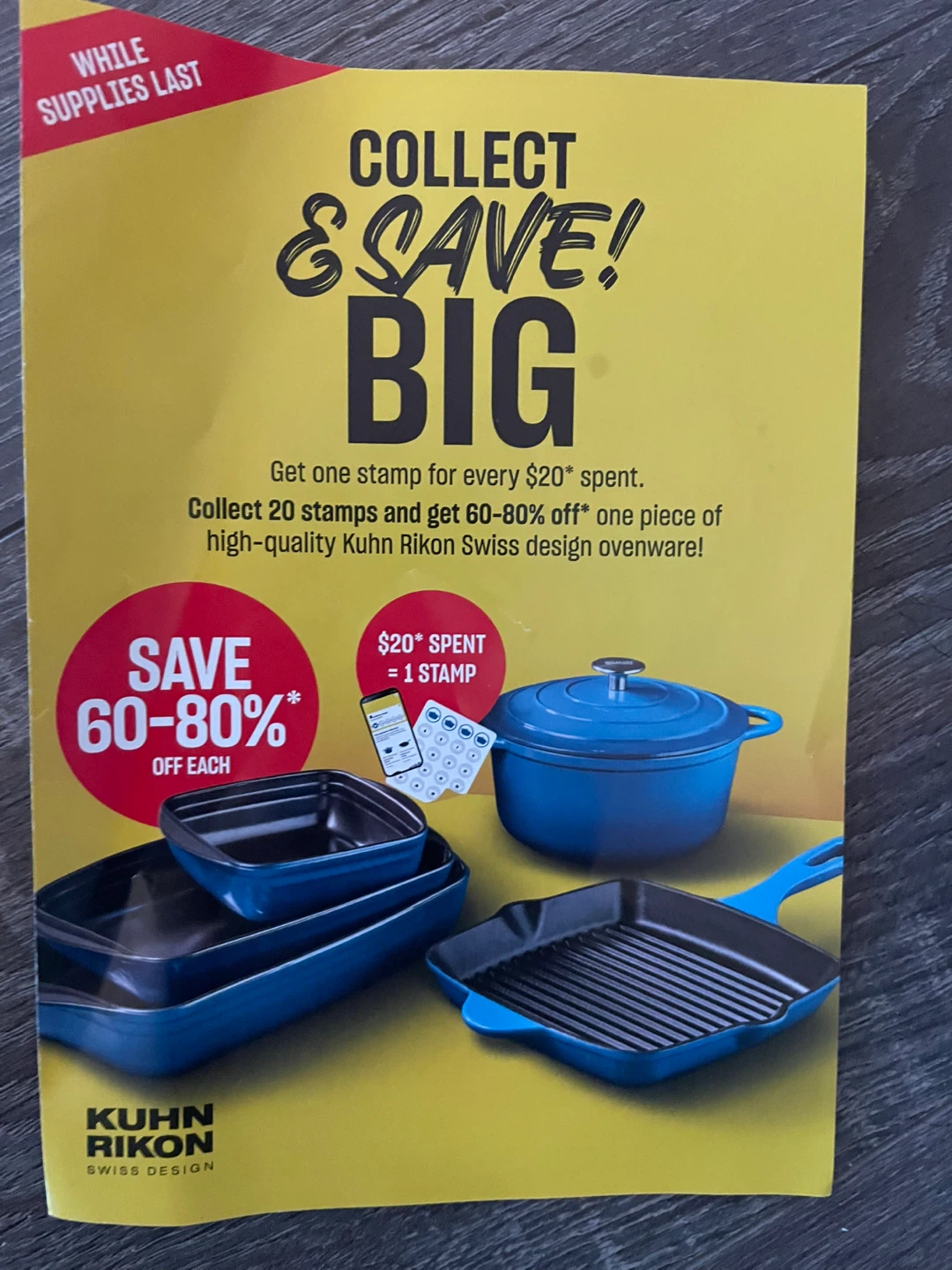 Kuhn Rikon Collect & Save Stamp Card - photo 2