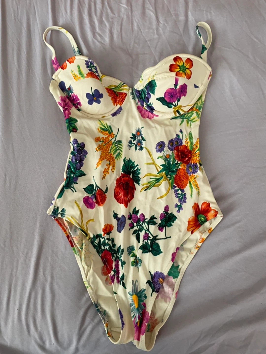 Idamode Floral Swimsuit - Size 42