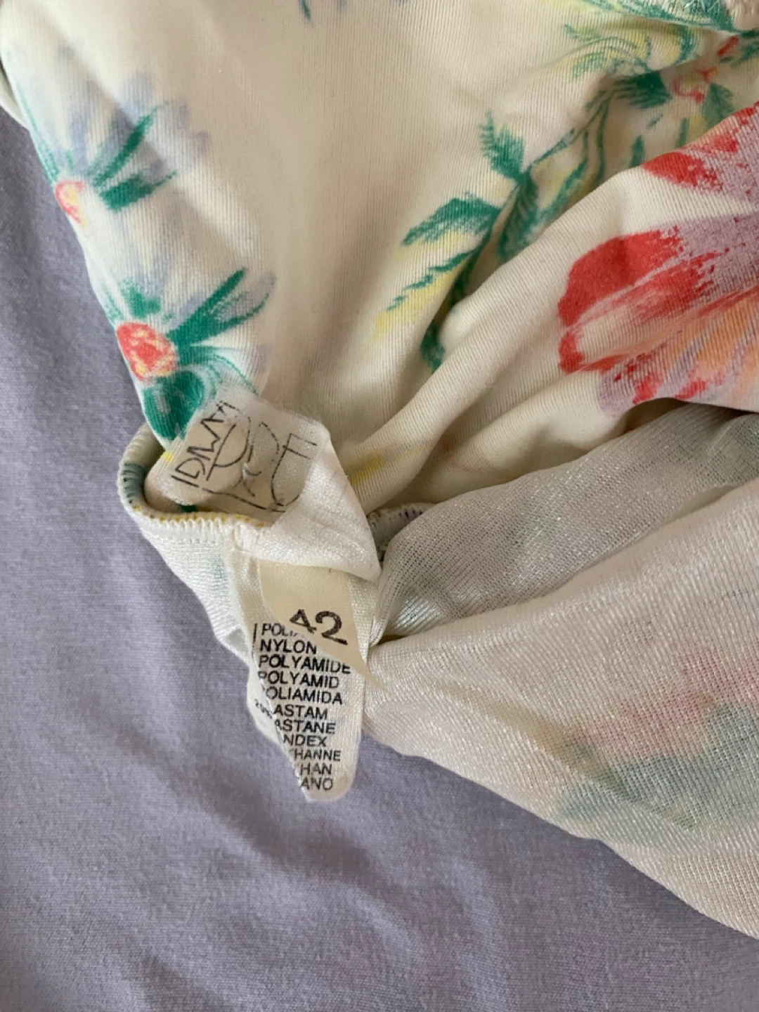 Idamode Floral Swimsuit - Size 42 - photo 4