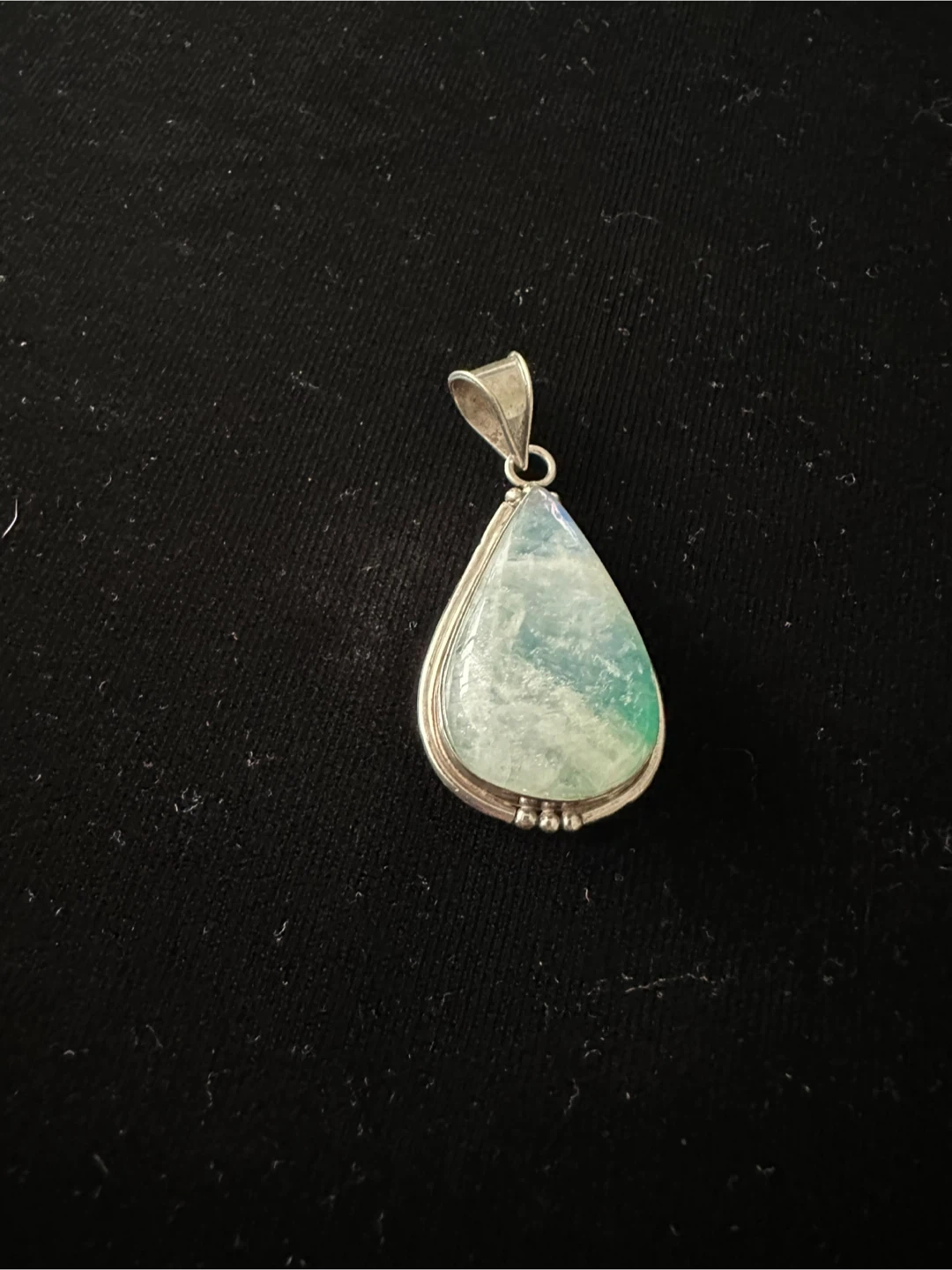 Teardrop Moonstone Pendant - photo 3