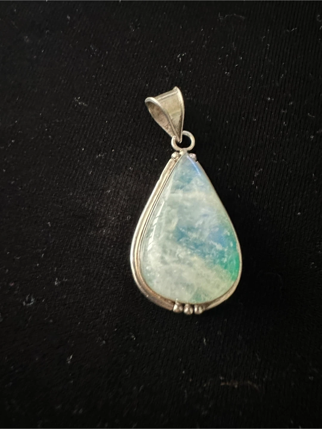 Teardrop Moonstone Pendant - photo 4