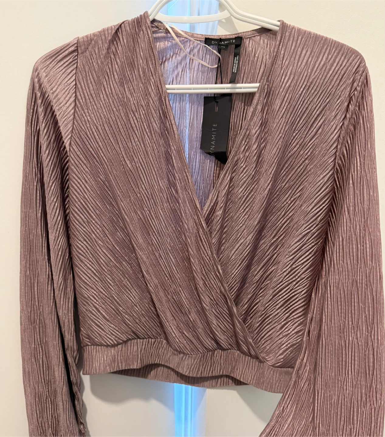 Dynamite Wrap Front Top - Size S - photo 2