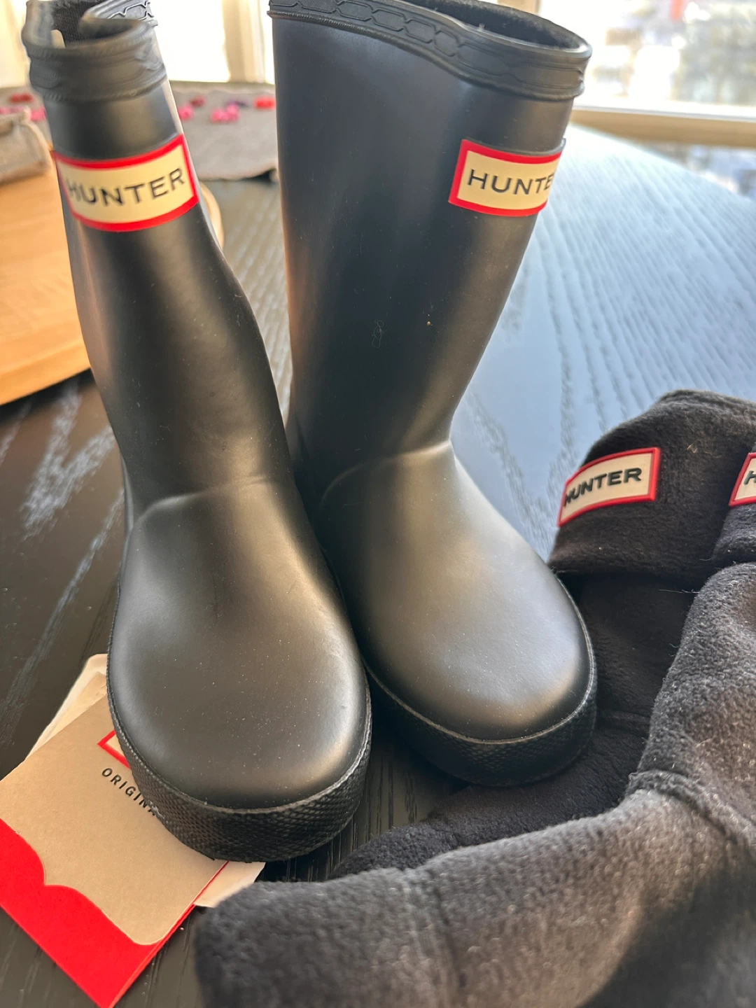 Hunter Kids Rain Boots - Size 7