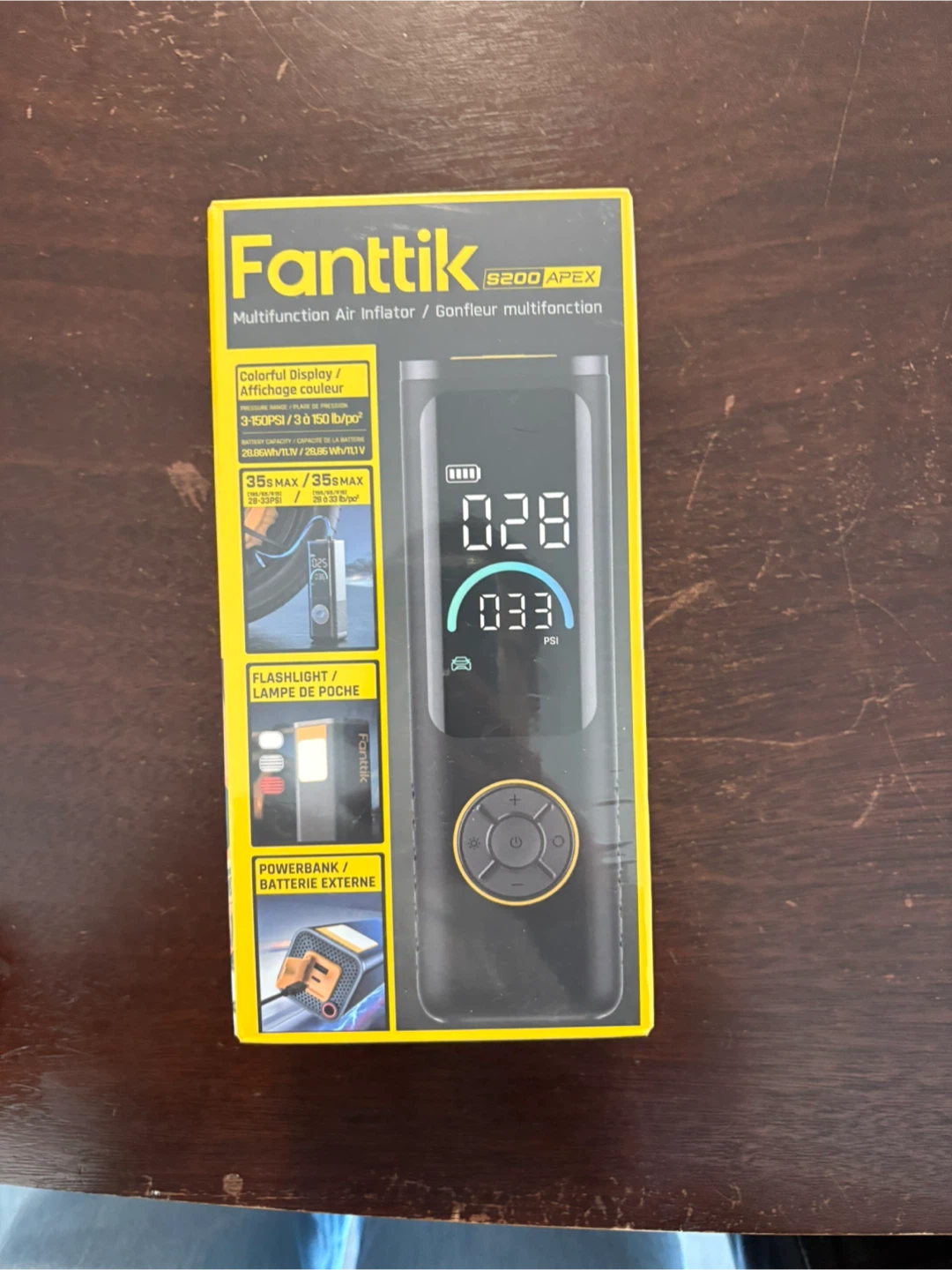 Fanttik S200 Apex Air Inflator - New in Box!