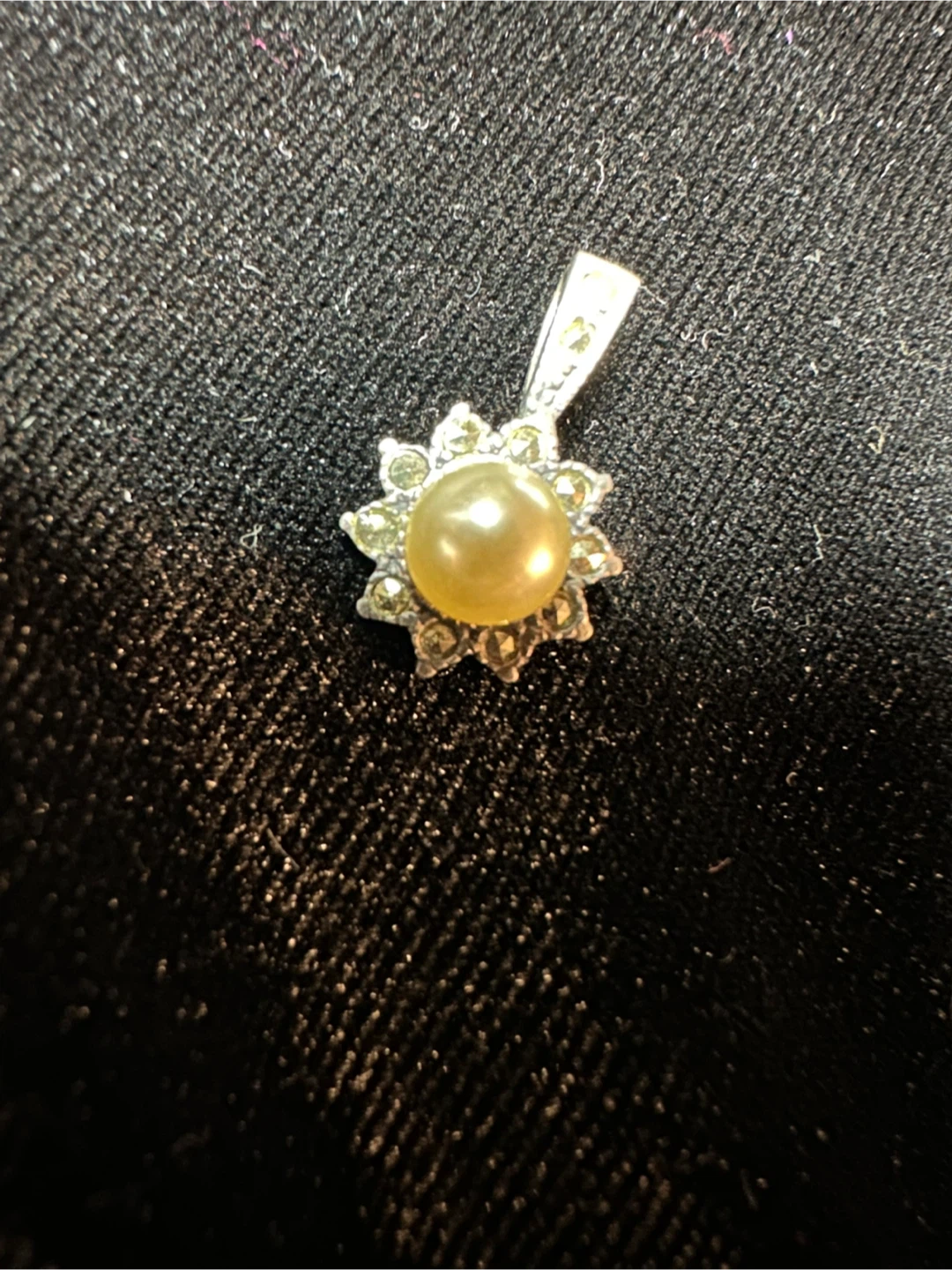 Pearl & Marcasite Pendant - photo 2