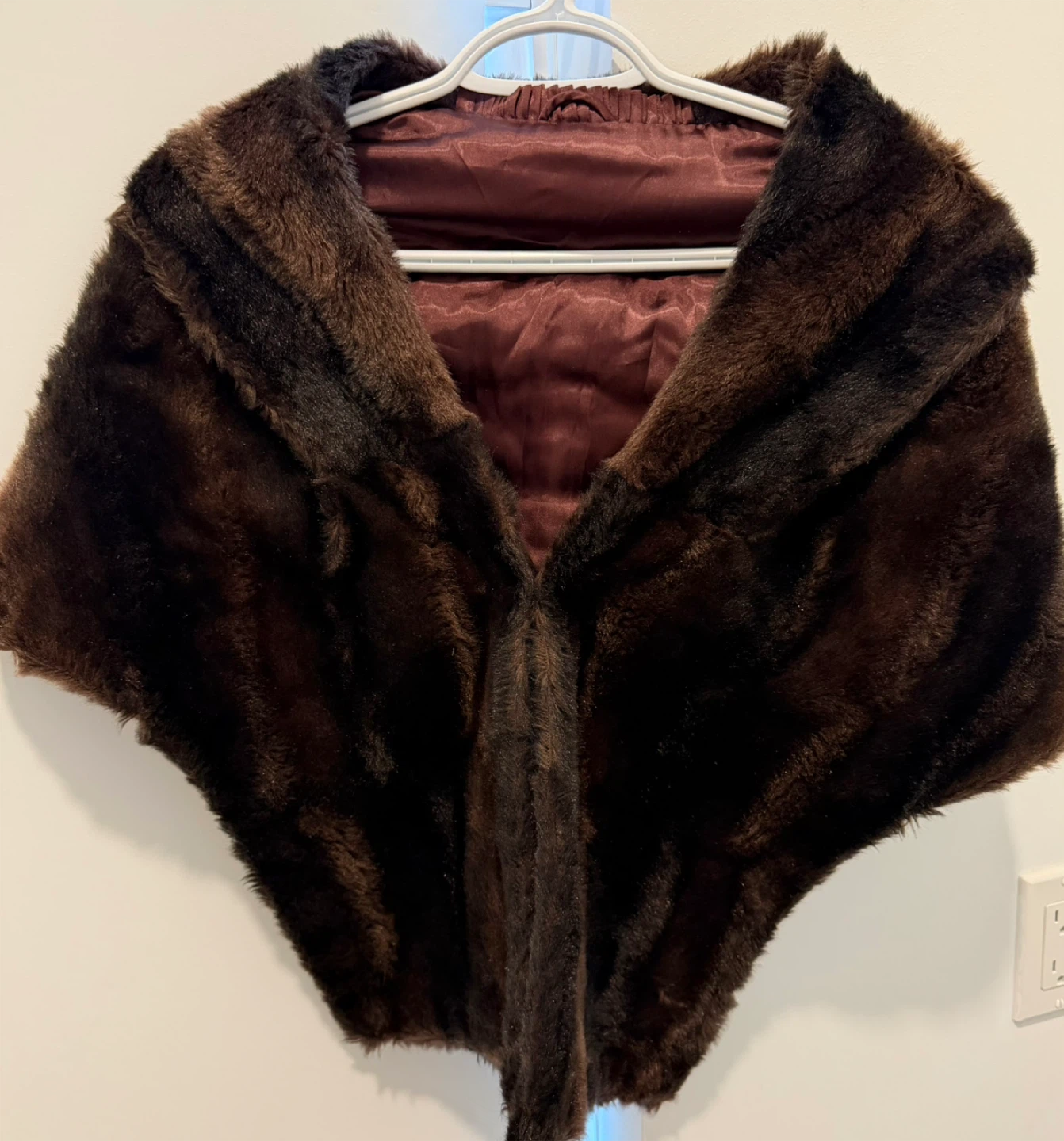 Vintage Brown Mink Fur Stole