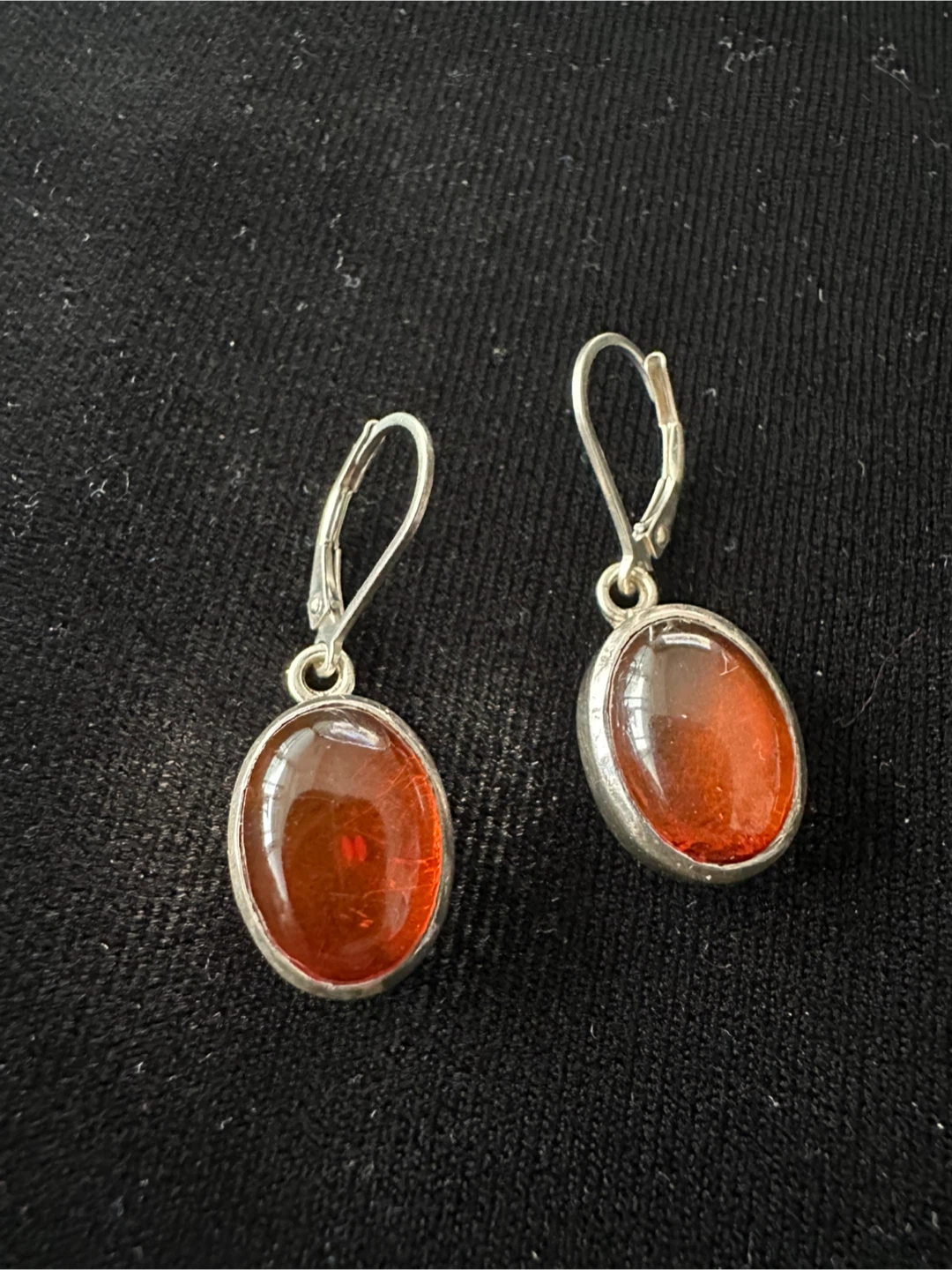 Amber Drop Earrings