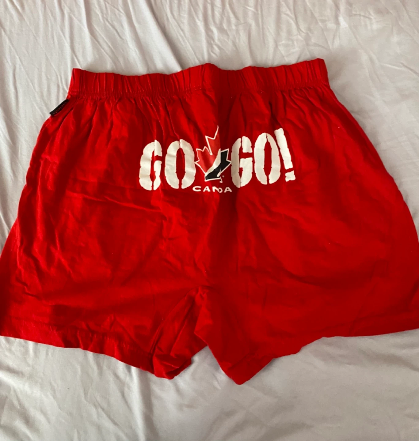 Saga Canada Red Boxer Shorts - Size M/M - photo 2