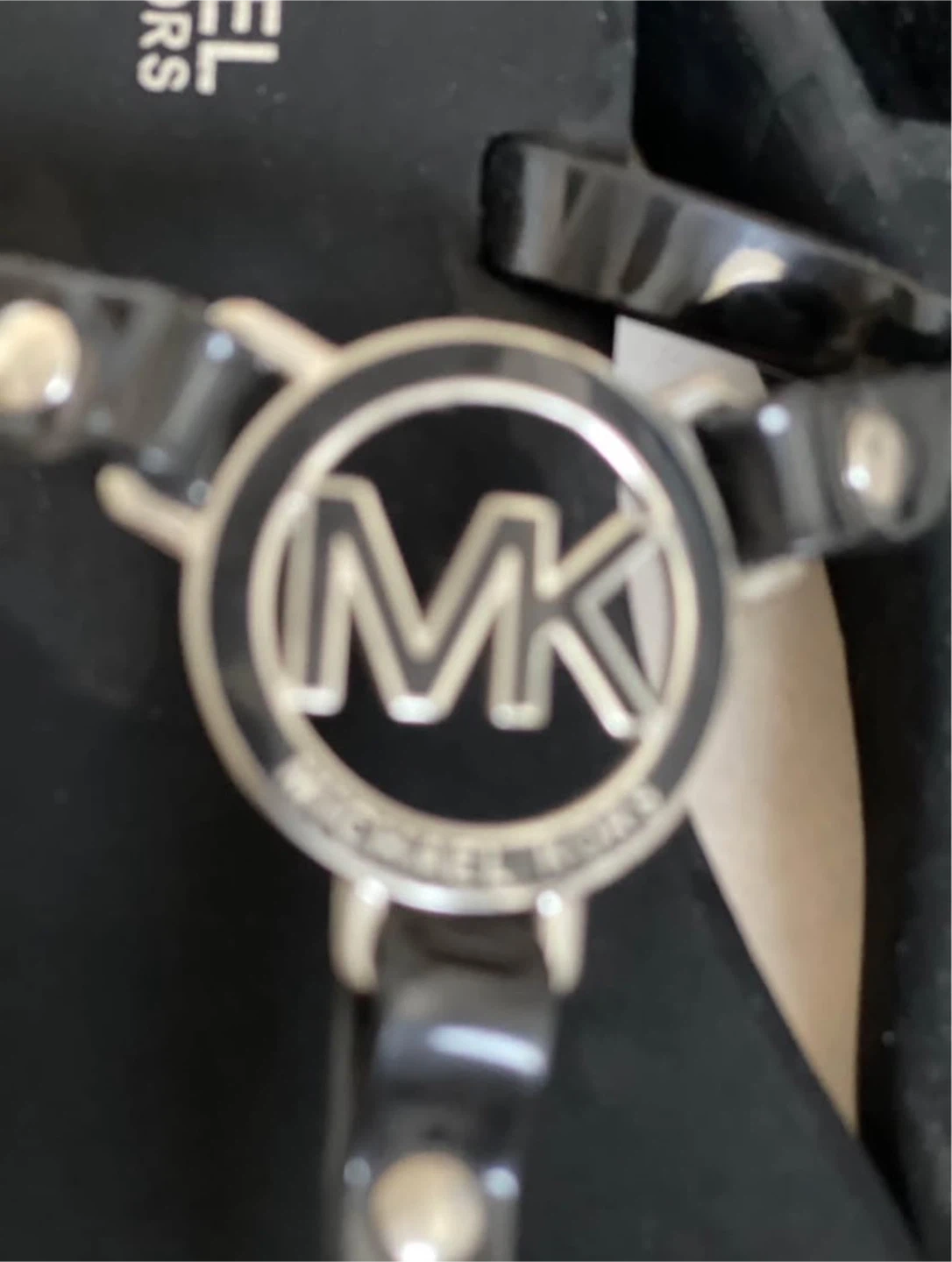 Michael Kors Black Flip Flops - Size 9