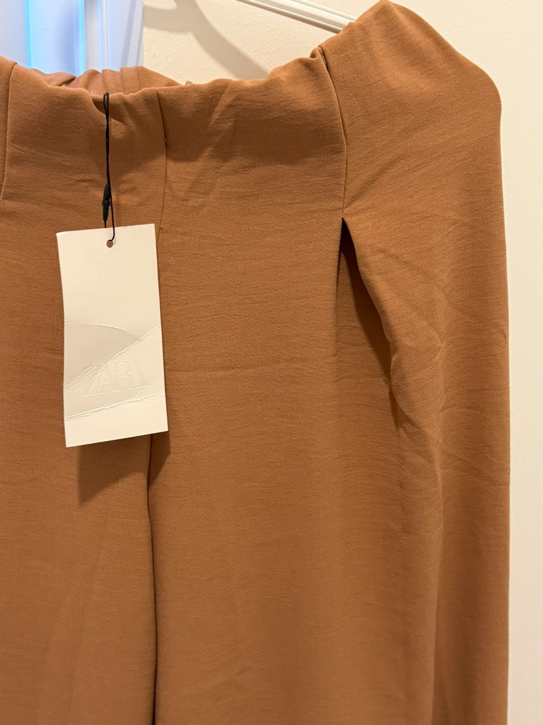 New Zara Brown Wide Leg Pants - photo 4