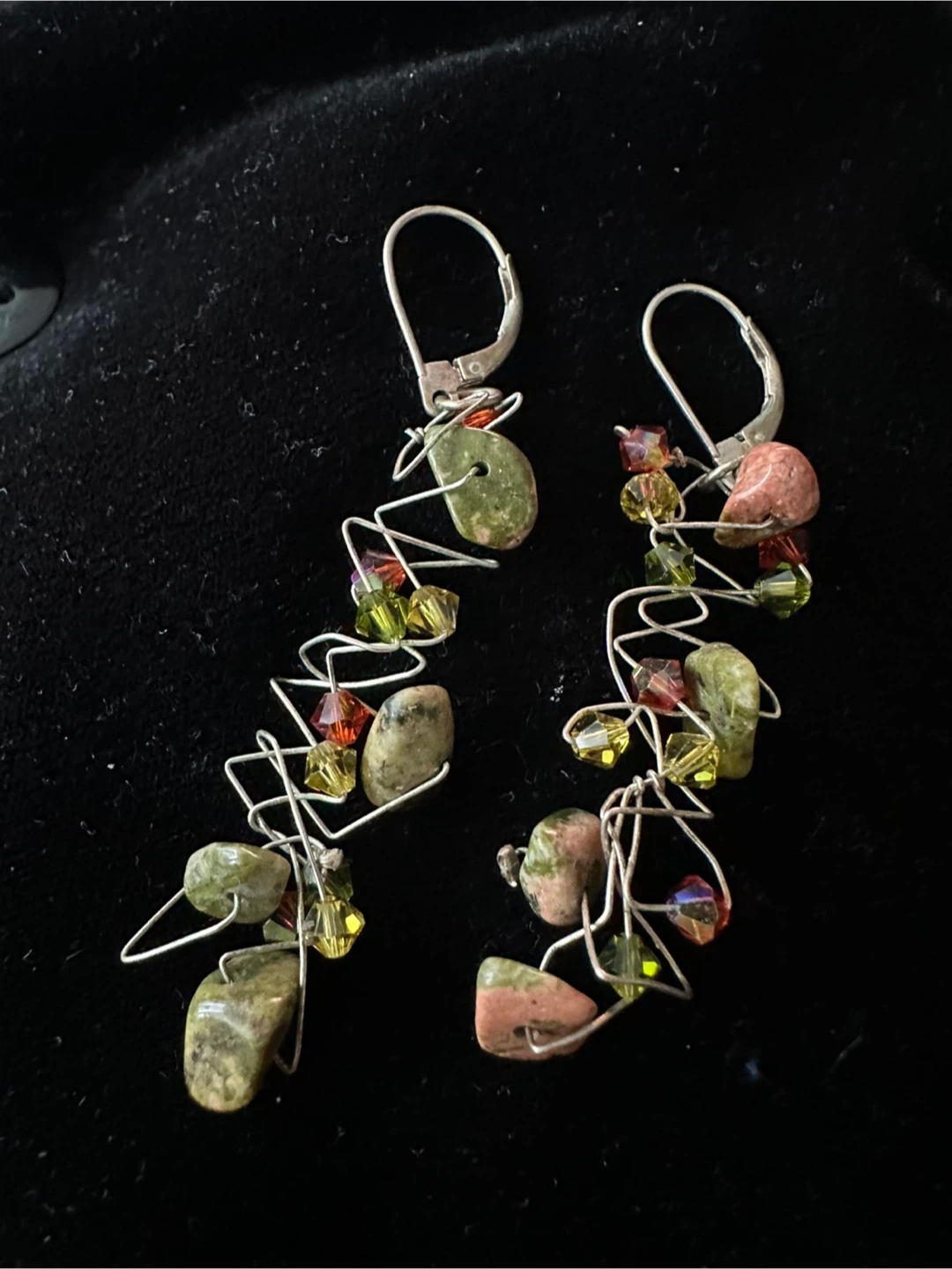 Handmade Stone & Crystal Jewelry Set - photo 3