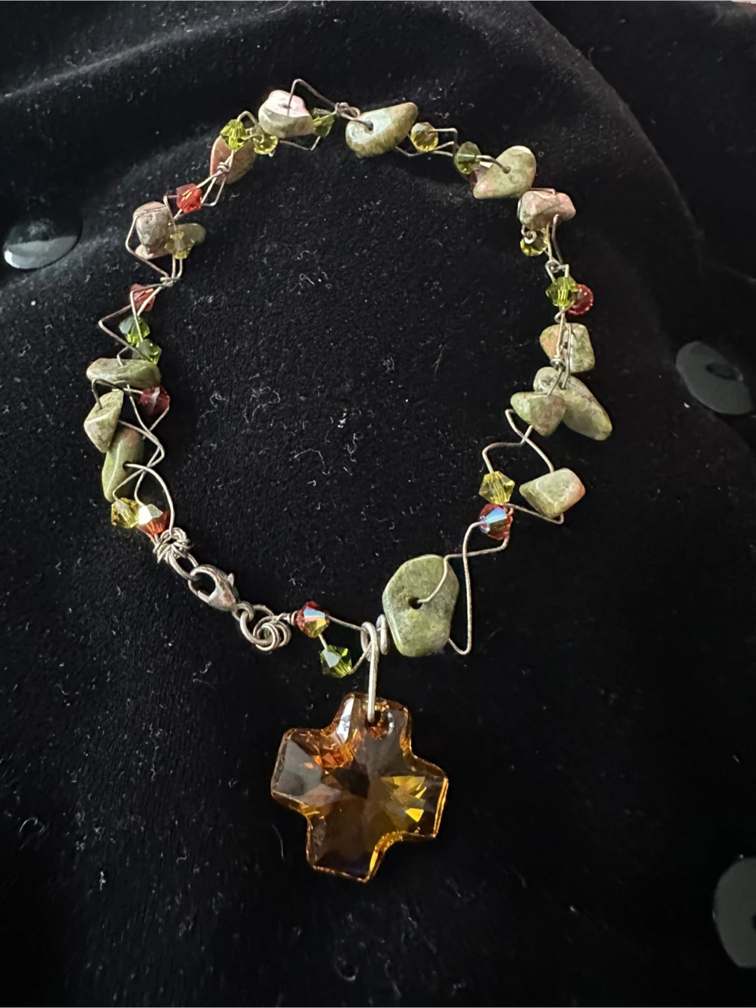 Handmade Stone & Crystal Jewelry Set - photo 2