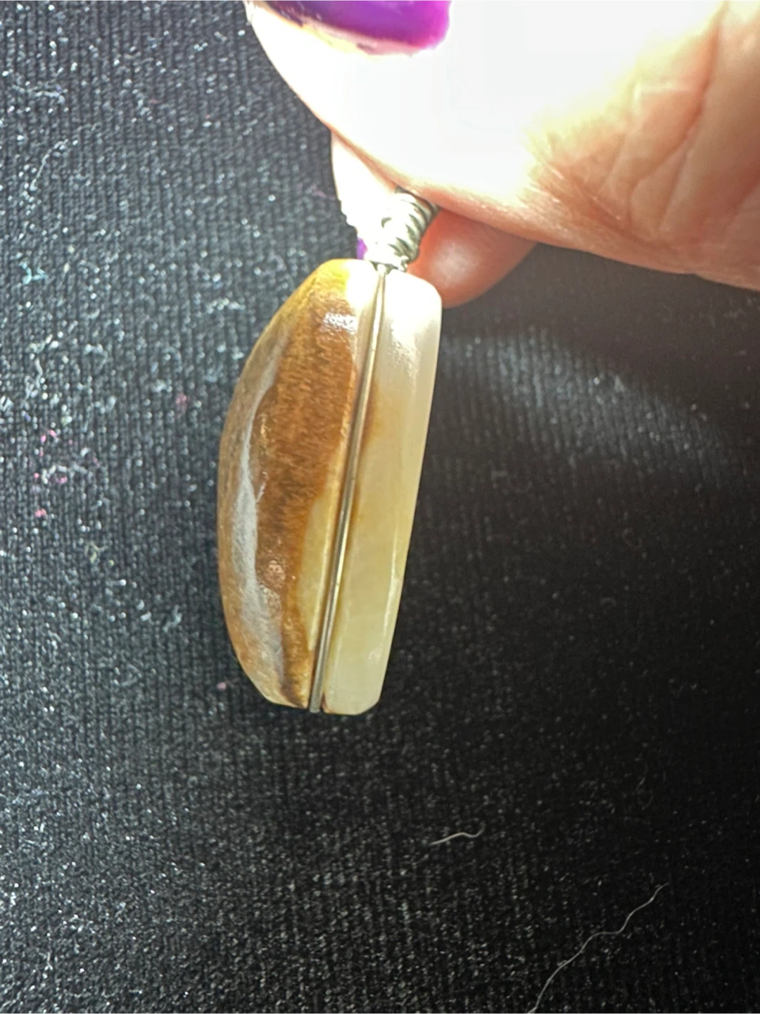 Yellow Jasper Pendant - photo 2