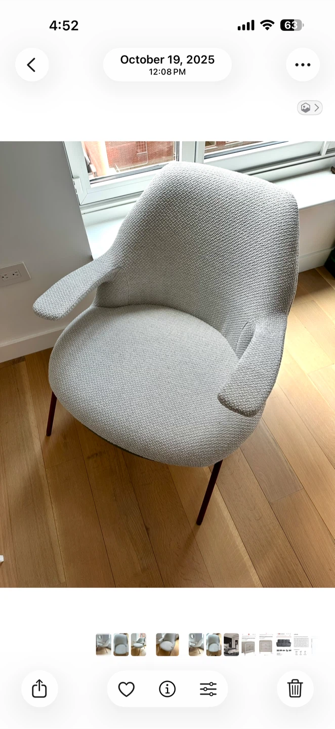 Knoll Saarinen Womb Chair - Light Gray - photo 3