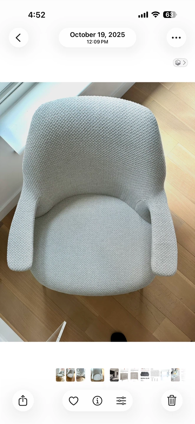 Knoll Saarinen Womb Chair - Light Gray - photo 4
