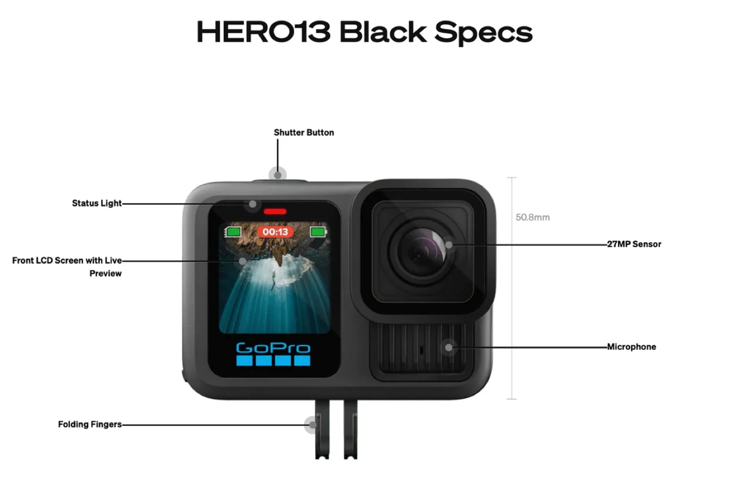 GoPro HERO13 Black Action Camera