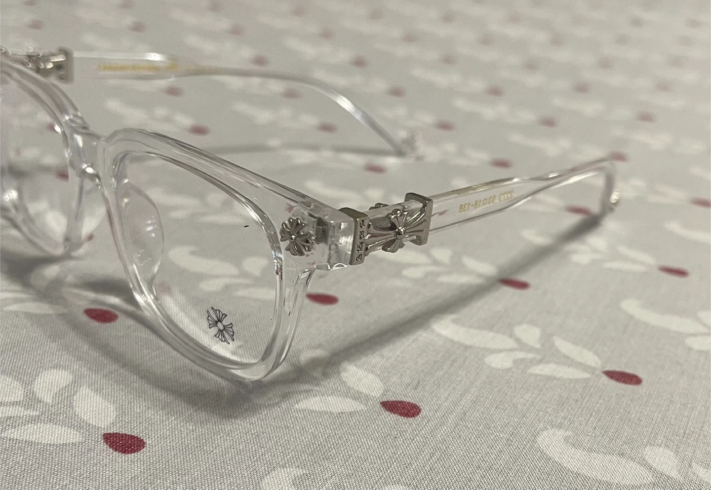 Chrome Hearts Clear Frame Glasses - photo 4