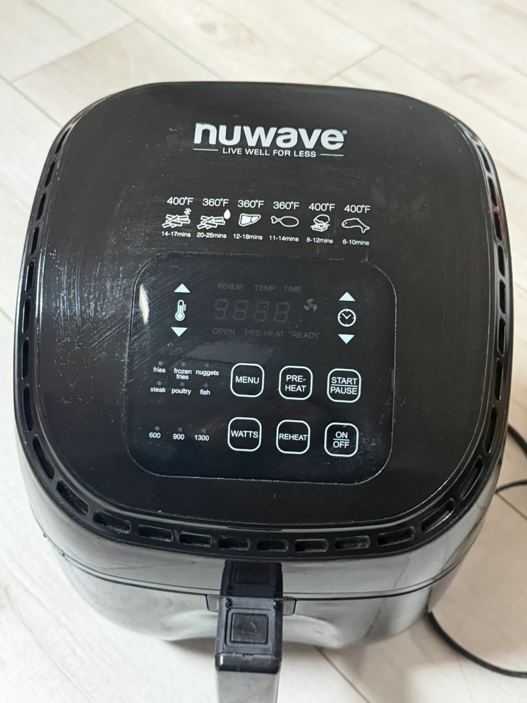 NuWave Brio 3 Qt Digital Air Fryer - Works Great