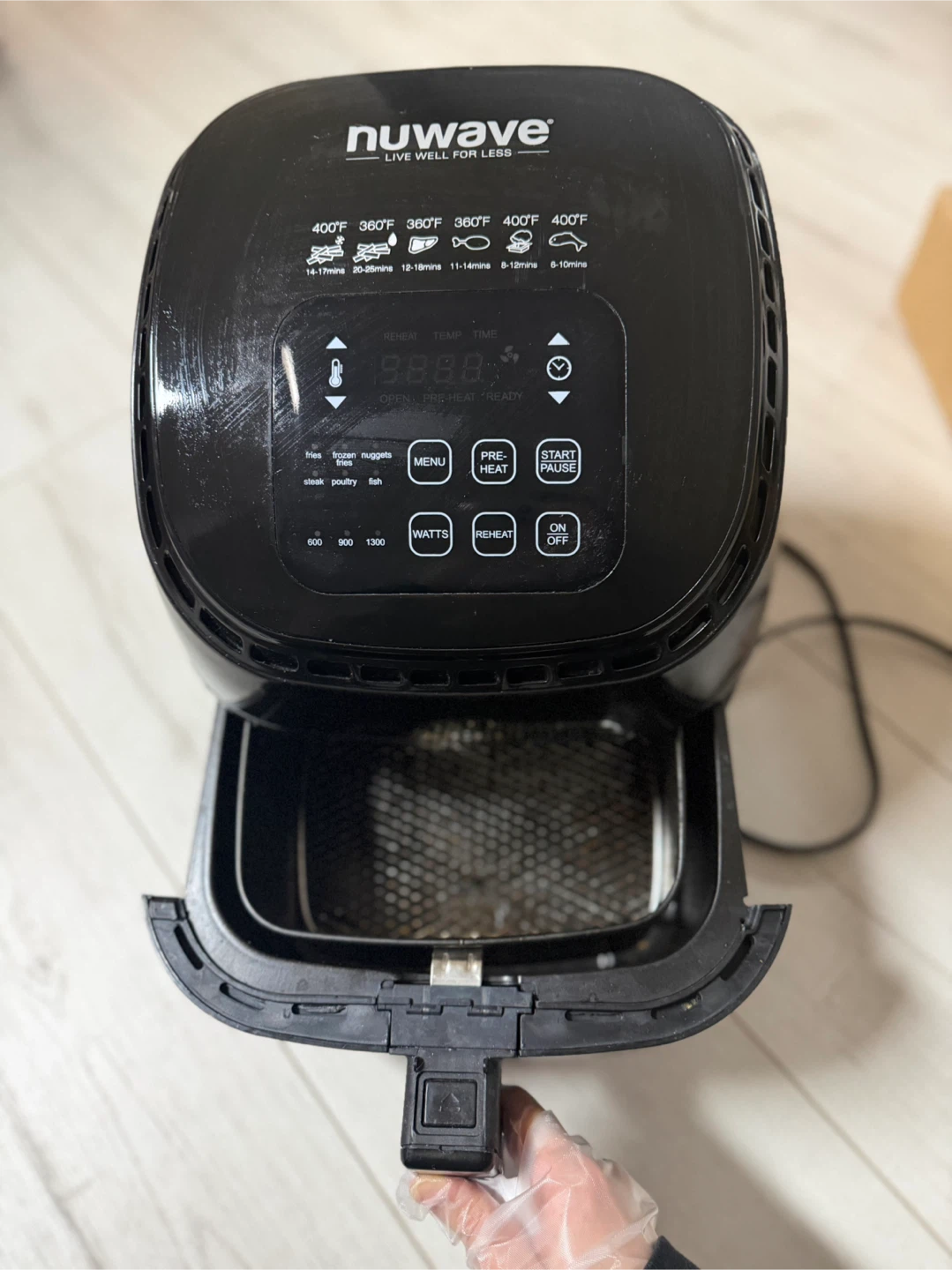 NuWave Brio 3 Qt Digital Air Fryer - Works Great - photo 2