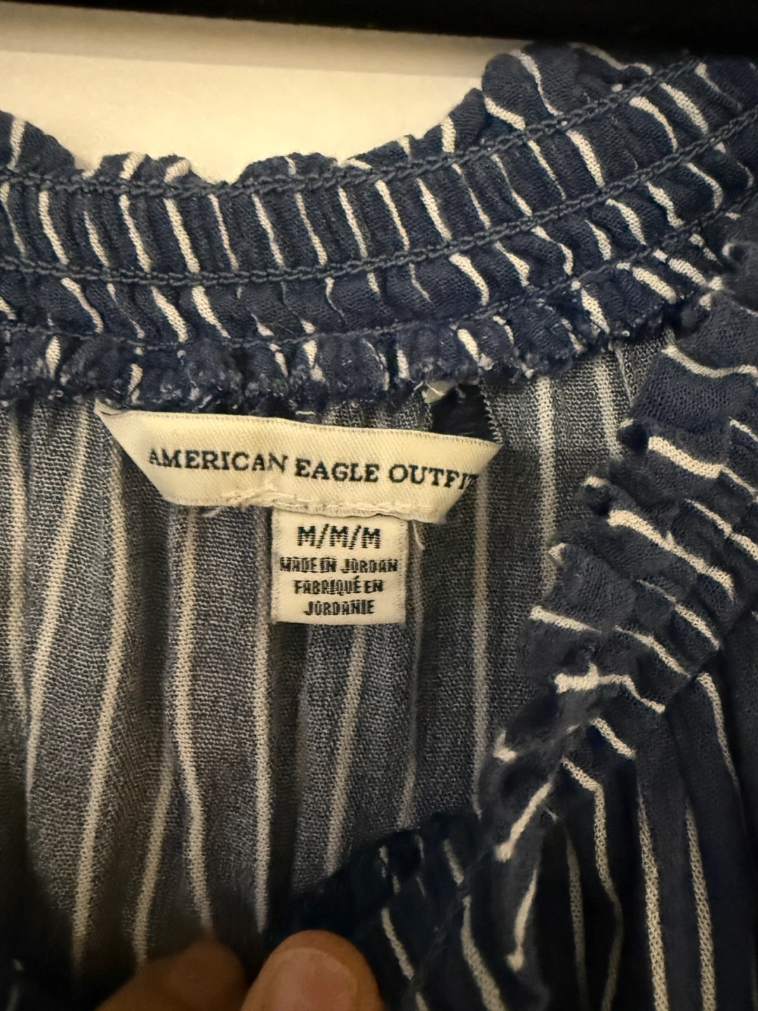 American Eagle Striped Blouse - Size M - photo 3