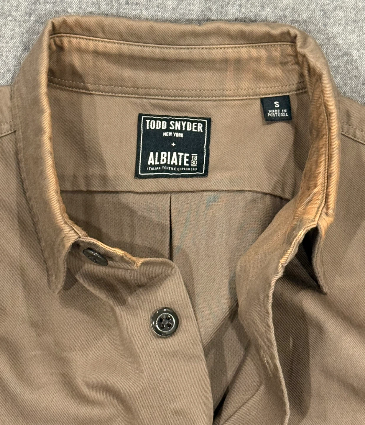 Todd Snyder Utility Shirt - Size S 🥕 - photo 2