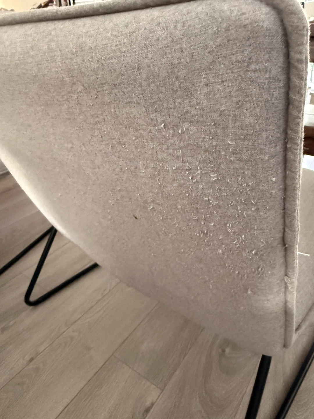 Modern Light Grey Accent Chair x 2 - photo 5