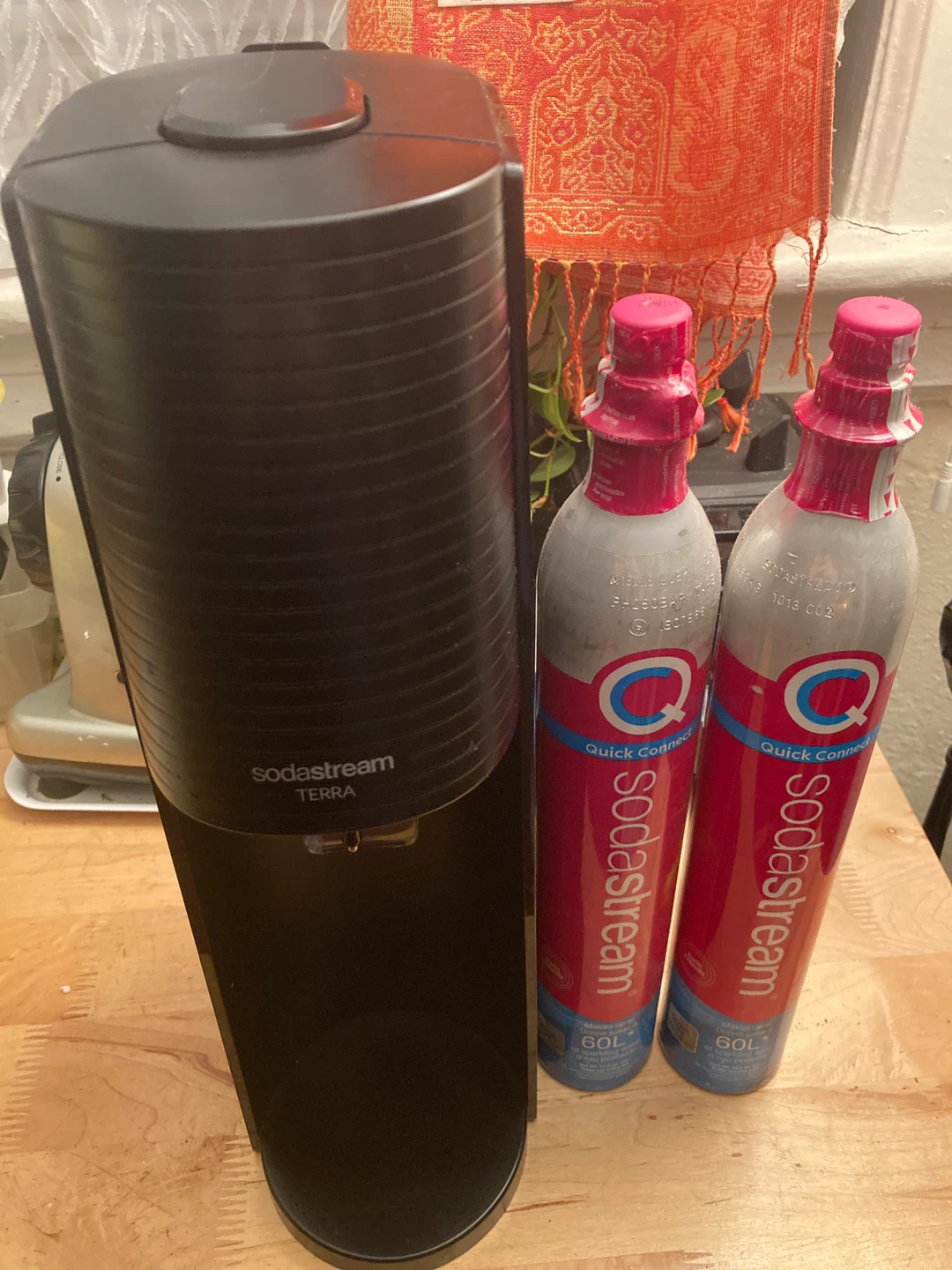 SodaStream Terra with 2 CO2 Canisters 🥕