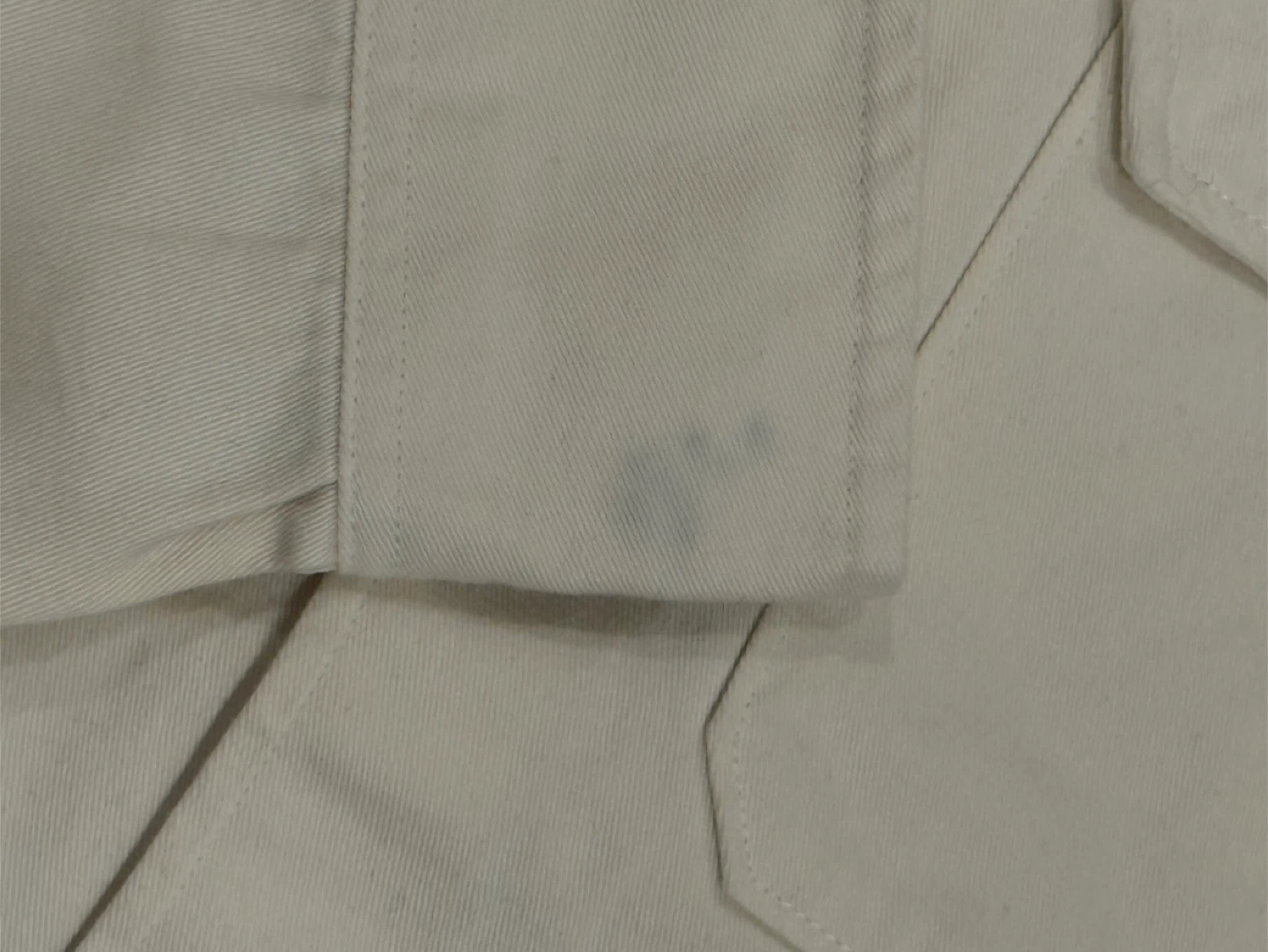 Todd Snyder Utility Shirt - Size S - Ivory 🥕 - photo 3