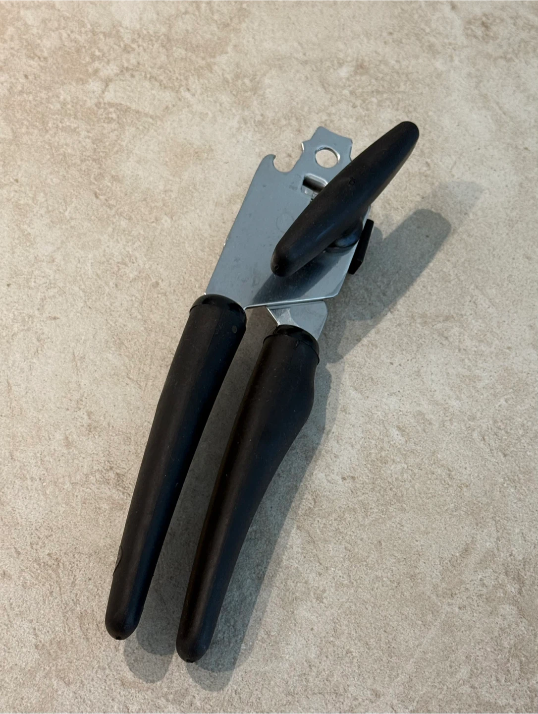 Can Opener with Black Handles