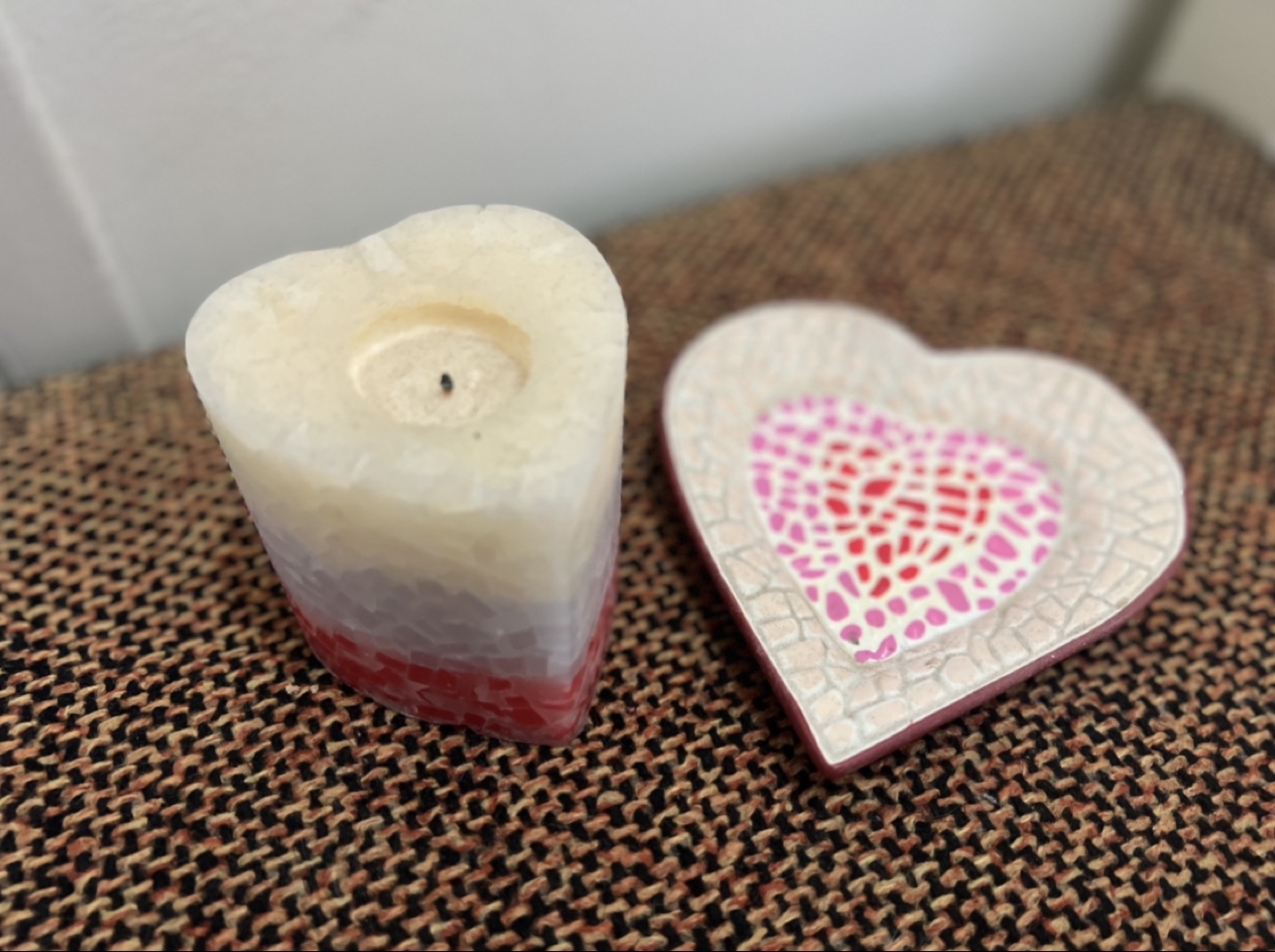 Heart Shaped Candle and Holder - photo 2