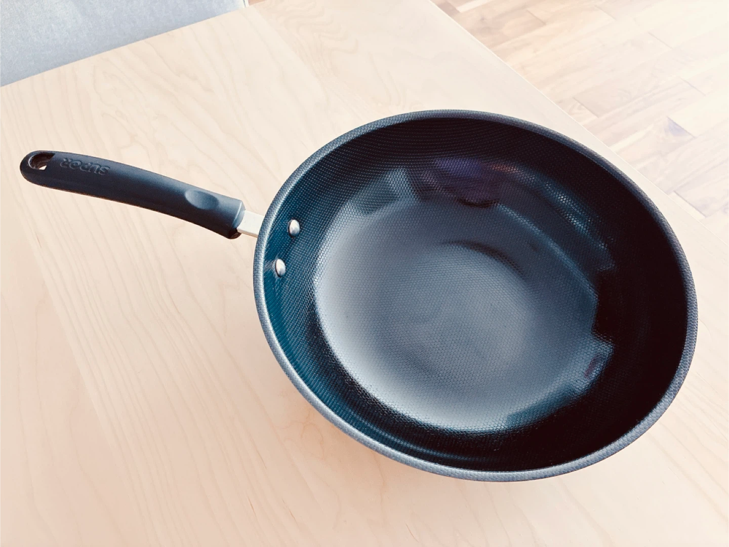 30cm SUPOR Iron Wok with Lid - photo 2