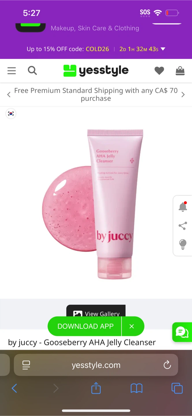 By juccy - Gooseberry AHA Jelly Cleanser - photo 2