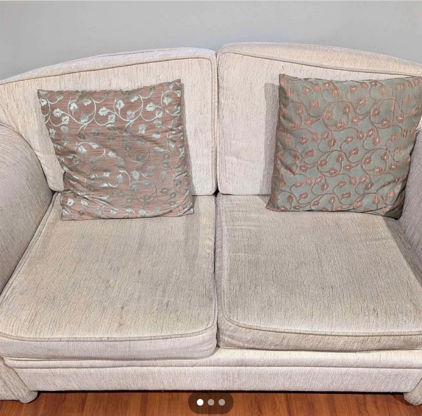 Beige Sofa and Armchair Set - photo 3