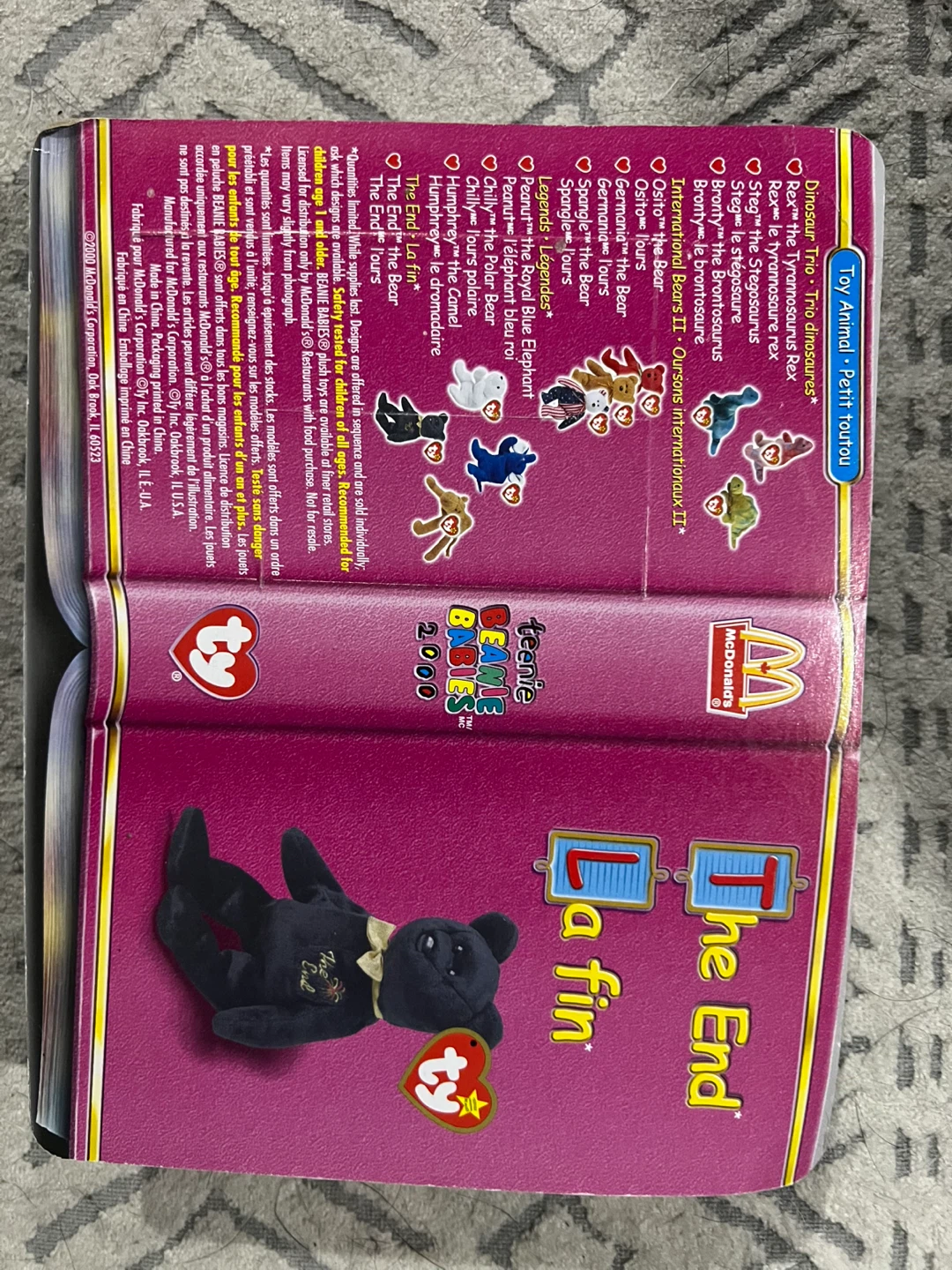 Ty Beanie Babies 2000 “The End” Bear - photo 2