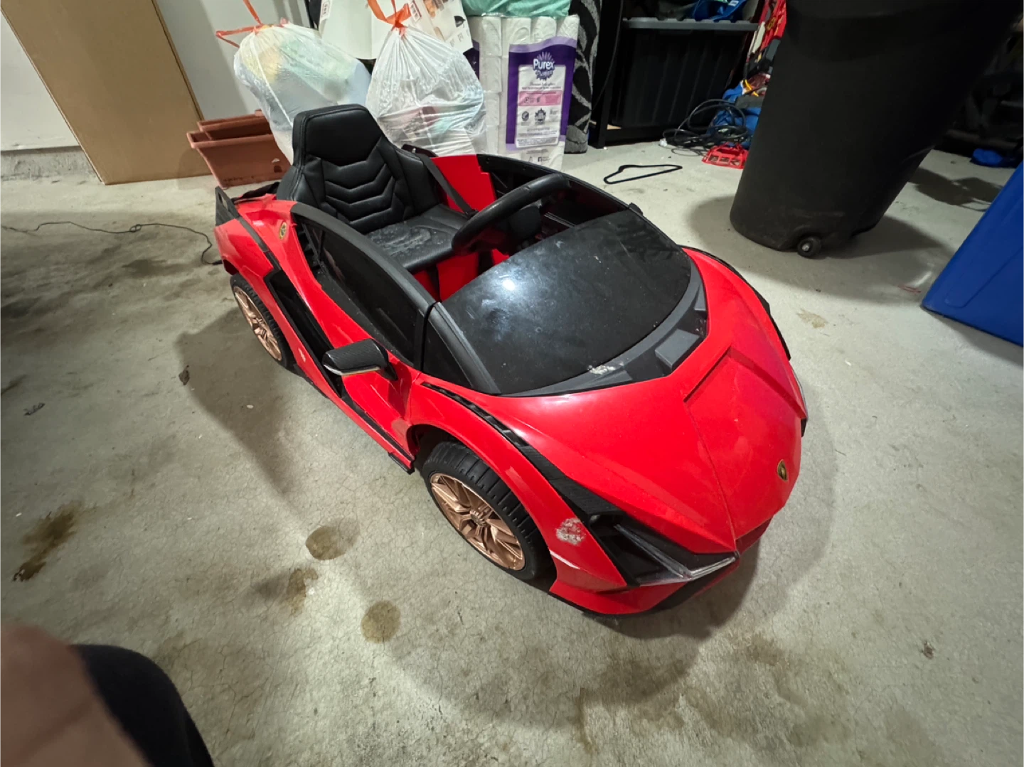 Red Lamborghini Kids Ride-On Car - photo 2