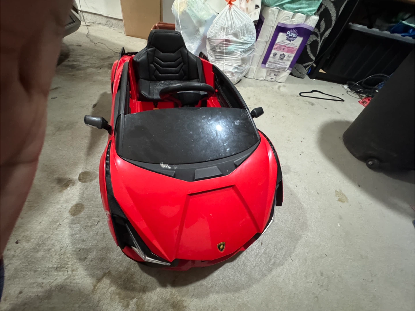 Red Lamborghini Kids Ride-On Car