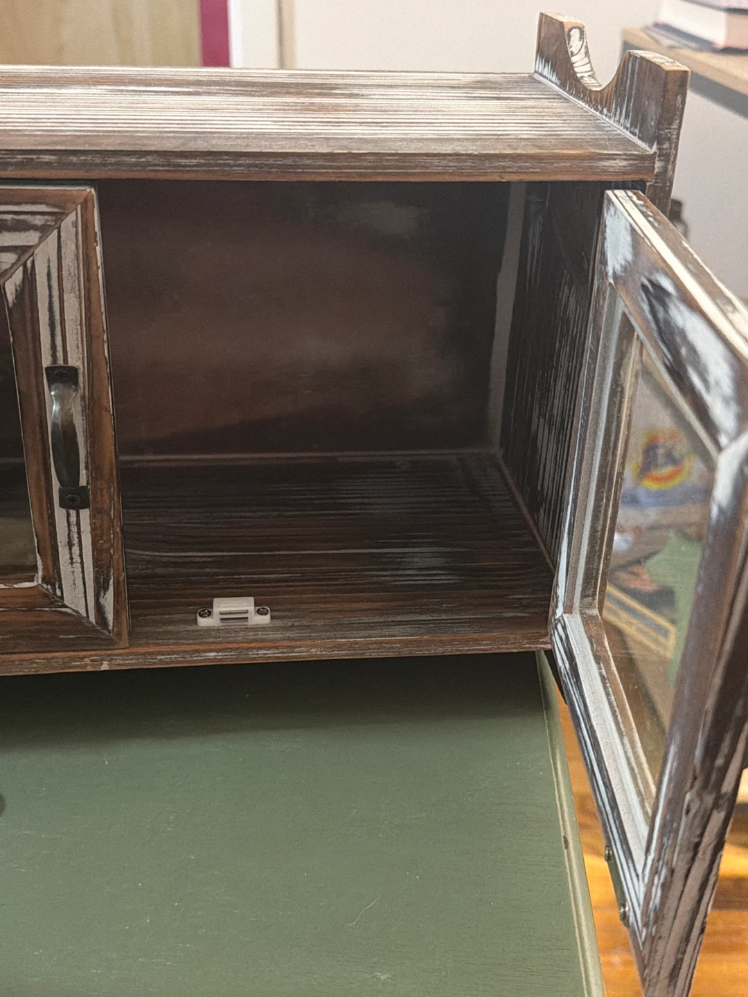 Small Rustic Wooden Mirrored Cabinet 🥕 - photo 2