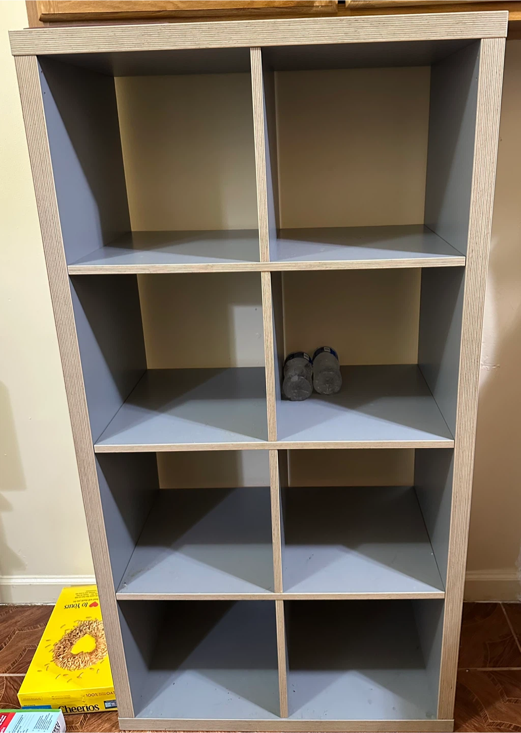 IKEA 8-Cube Organizer Shelf - Gray