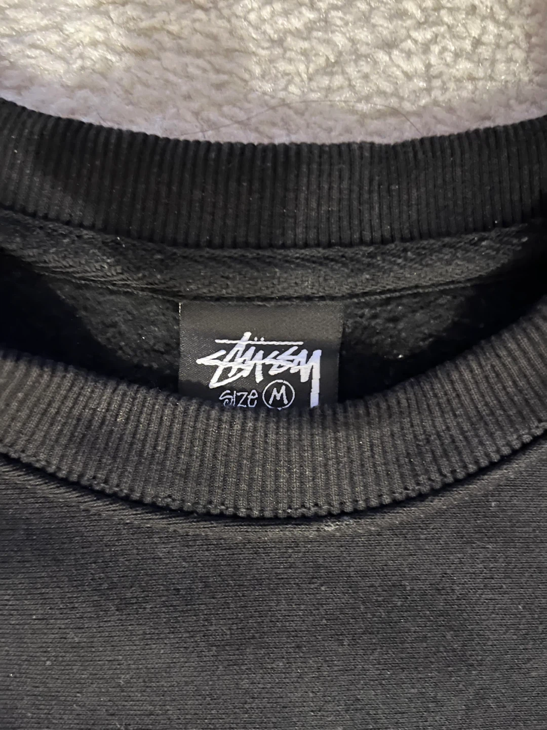 Stussy Black Crewneck - Size M - photo 3