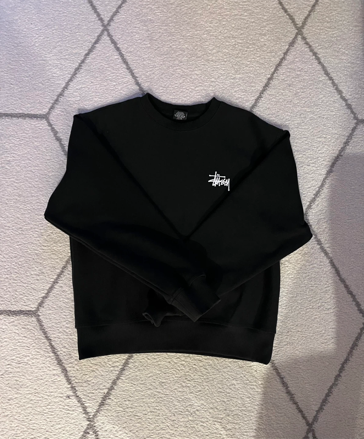 Stussy Black Crewneck - Size M - photo 2