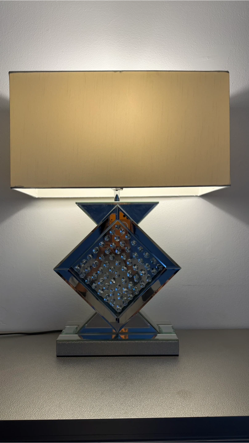 Table Lamp - Silver/White - photo 2