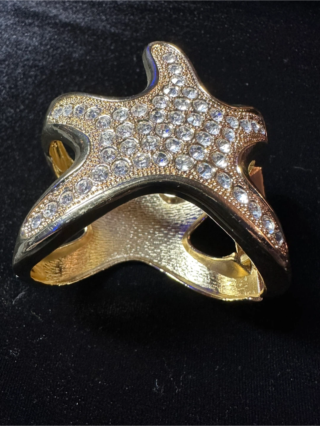 Gold Tone Cuff Bracelet