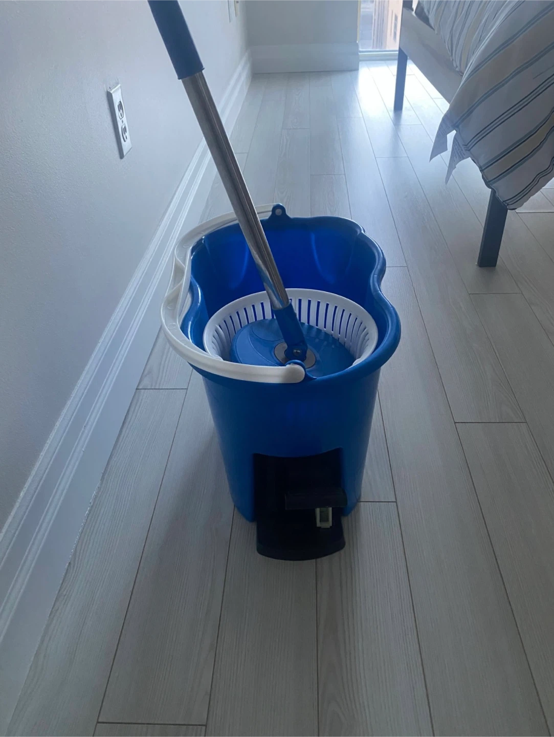 Spin Mop and Bucket Set - Blue - photo 2