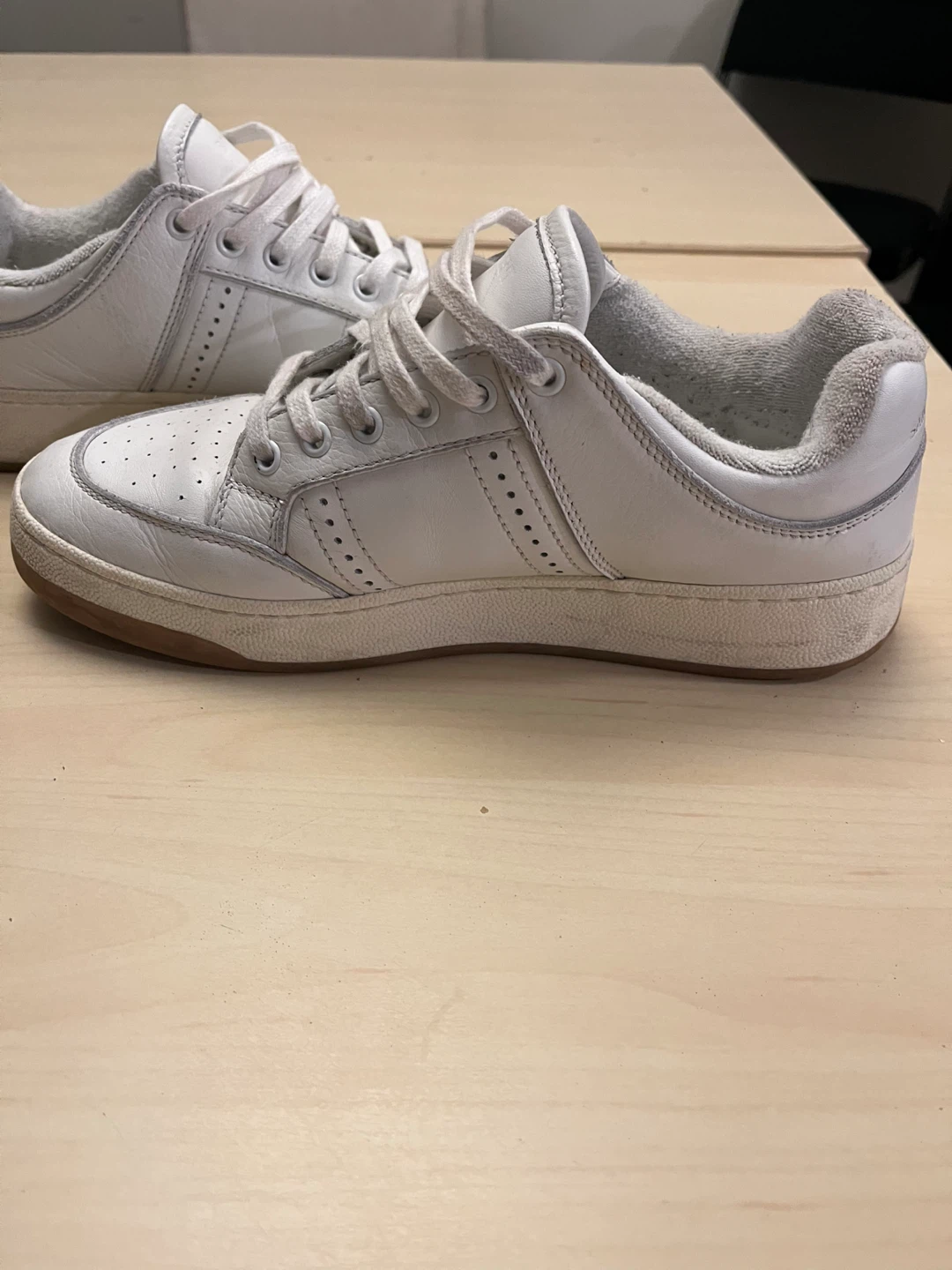 ($700+) Saint Laurent SL 61 White Sneakers - photo 2