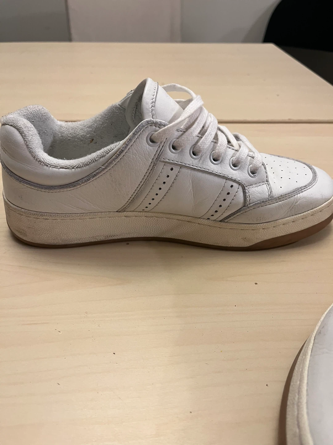 ($700+) Saint Laurent SL 61 White Sneakers - photo 3