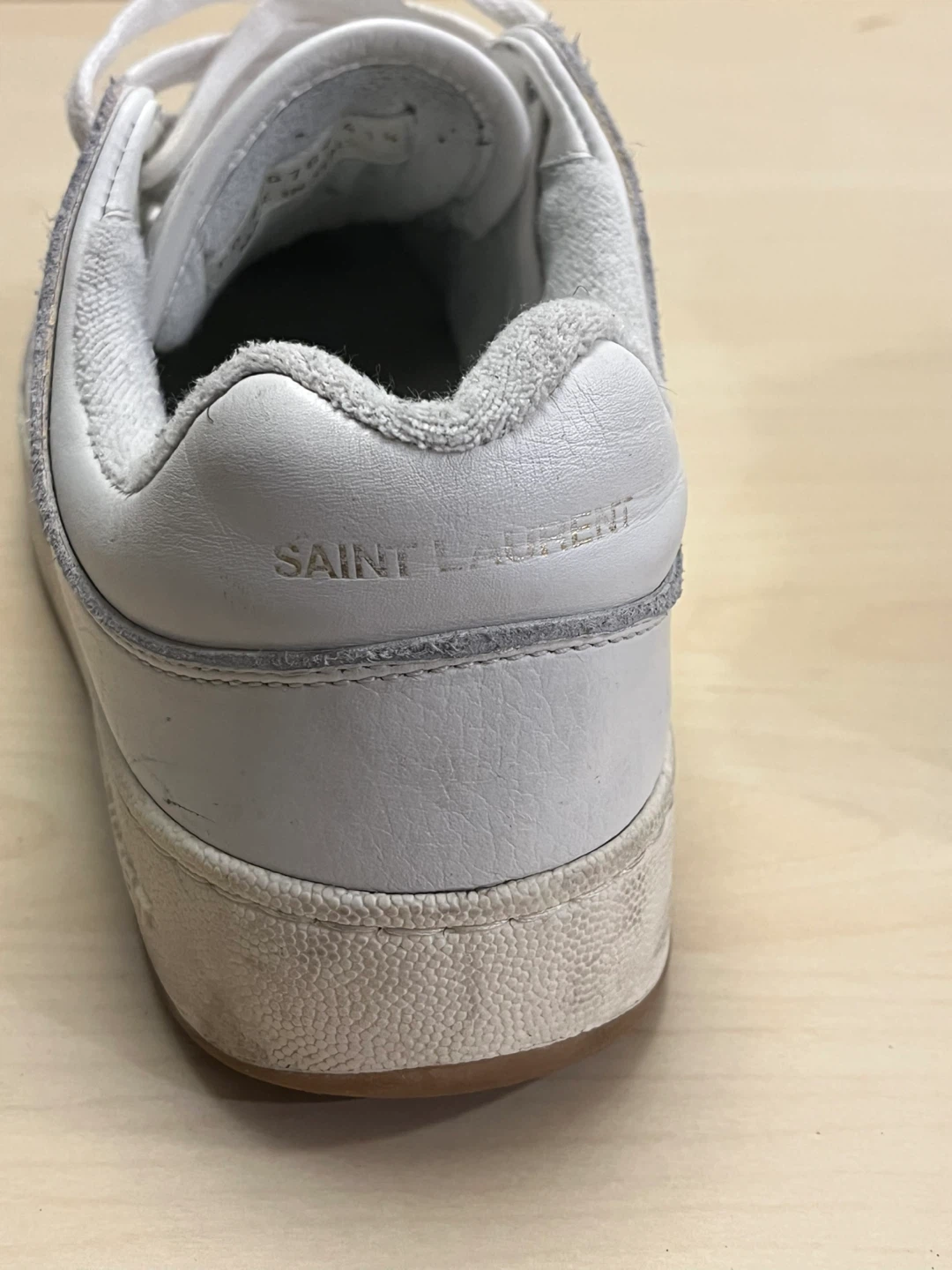 ($700+) Saint Laurent SL 61 White Sneakers - photo 5